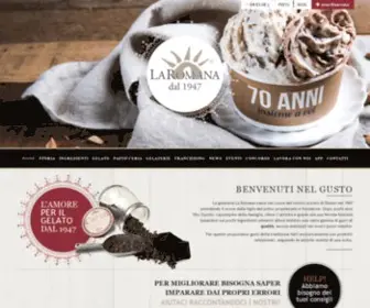 Gelateriaromana.com(Gelaterie in franchising) Screenshot