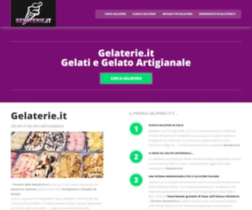 Gelaterie.it(Gelati e Gelato Artigianale) Screenshot