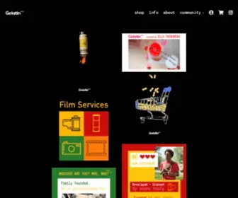 Gelatinlabs.com(Film Developing) Screenshot