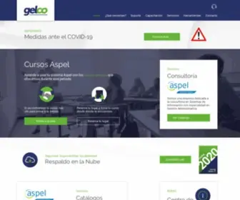 Gelco.com.mx(El Distribuidor Integral Aspel en México) Screenshot