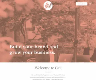 Gelcreative.ca(Gel Agency) Screenshot