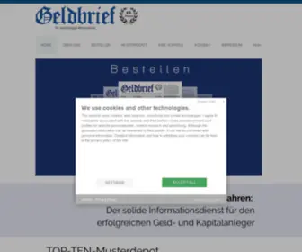 Geldbrief.com(Geldbrief Verlagsanstalt) Screenshot