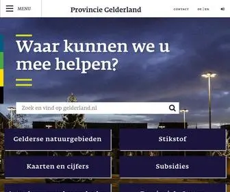 Gelderland.nl(Provincie Gelderland) Screenshot
