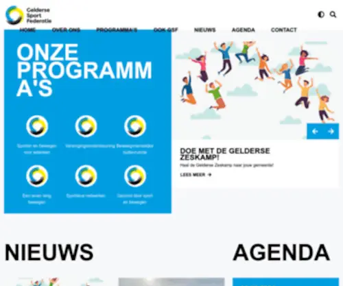 Geldersesportfederatie.nl(Gelderse Sport Federatie) Screenshot