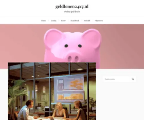 Geldlenen24X7.nl(Online geld lenen) Screenshot