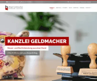 Geldmacher.de(Steuerberater Werne/Bergkamen) Screenshot