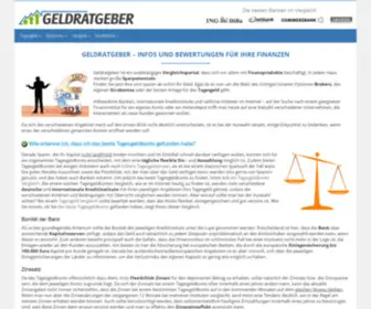 Geldratgeber.net(Kapitalanlagen im Vergleich 06/2022) Screenshot