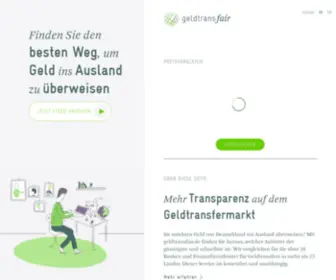 Geldtransfair.de(Startseite) Screenshot