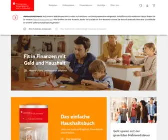 Geldundhaushalt.de(Beratungsdienst Geld und Haushalt der Sparkassen) Screenshot