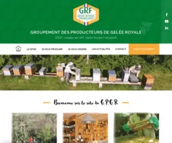 Geleeroyale-GPGR.fr(Gelée Royale) Screenshot