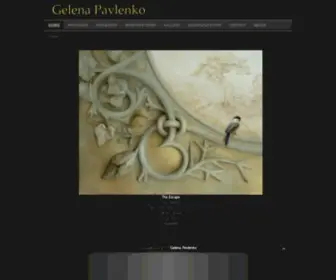 Gelenapavlenko.com(Gelena Pavlenko personal site) Screenshot