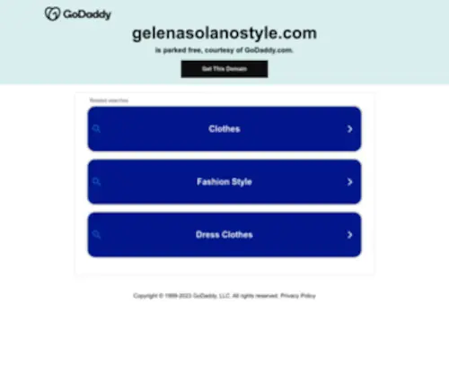 Gelenasolanostyle.com(Gelena Solano Style) Screenshot