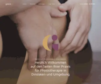 Gelenkich.de(Praxis für Physiotherapie Hanna Berger in Dinslaken) Screenshot