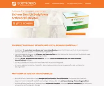 Gelenkschmerzenlindern.com(BodyFokus) Screenshot