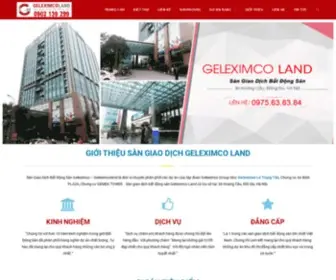 Geleximcoland.com.vn(Khu đô thị Geleximco Lê Trọng Tấn) Screenshot