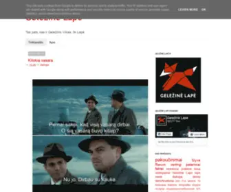 Gelezinelape.lt(Geležinė) Screenshot