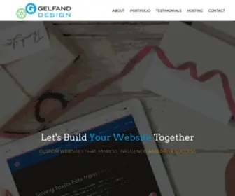 Gelfanddesign.com(Austin Texas Web Design & Hosting) Screenshot