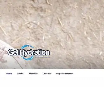 Gelhydration.com(On-the-go hydration for working, service and companion animals) Screenshot