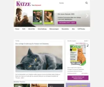 Geliebte-Katze.de(Alle News und Infos rund um die Haltung von Katzen) Screenshot