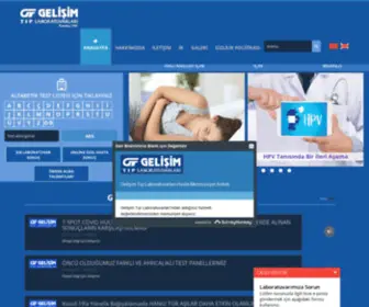 Gelisimlab.com.tr(Gelişim Tıp Laboratuvarları) Screenshot