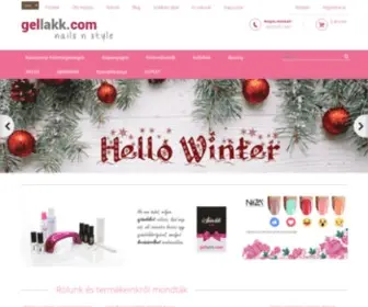 Gellakk.com(Géllakk.com műköröm webáruház) Screenshot