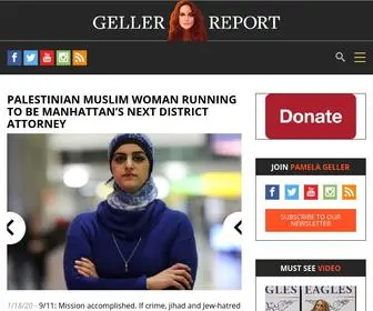 Gellerreport.com(Covering the news the media won't cover) Screenshot