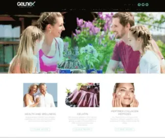 Gelnex.com.br(The Gelatin Specialists) Screenshot