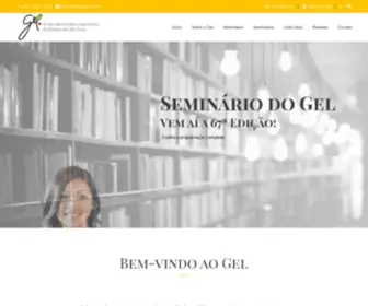 Gel.org.br(Grupo de Estudos Linguísticos do Estado de São Paulo) Screenshot