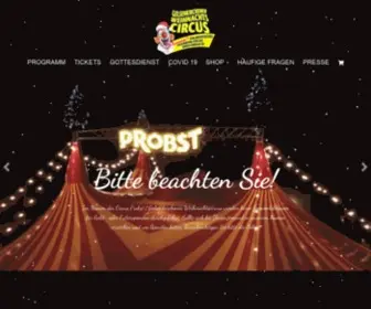 Gelsenkirchener-Weihnachtscircus.de(Seit 24 Jahren Ihr Event in der Weihnachtszeit) Screenshot