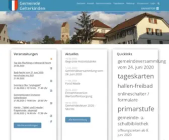 Gelterkinden.ch(Gemeinde Gelterkinden) Screenshot