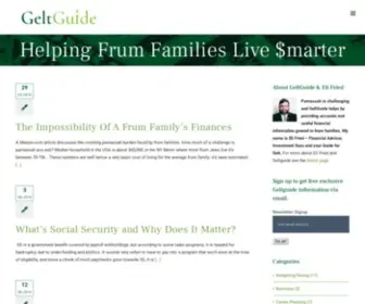 Geltguide.com(Helping Frum Families Live $marter) Screenshot