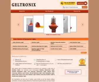 Geltronixaviationlight.com(Geltronix) Screenshot