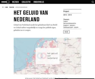 Geluidvannederland.nl(Geluidvannederland) Screenshot