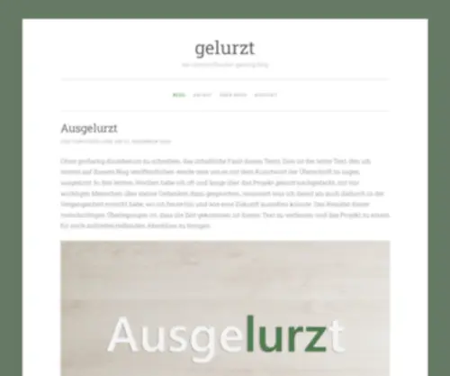 Gelurzt.at(Ein österreichischer gaming blog) Screenshot