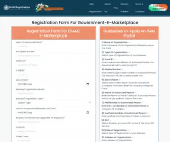 Gem-Online.online(GeM online registration) Screenshot