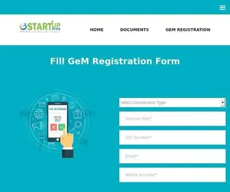 Gem-Registration.com(GeM Registration) Screenshot