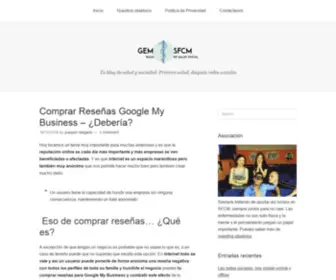 Gem-SFCM.org(Salud y Redes Sociales) Screenshot