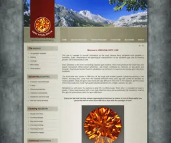 Gem-Sphalerite.com(Gem Sphalerite) Screenshot