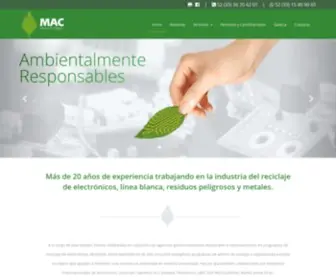 Gemac.com.mx(Grupo Ecológico MAC) Screenshot