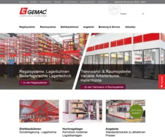 Gemac.de(Industrietrennwände) Screenshot