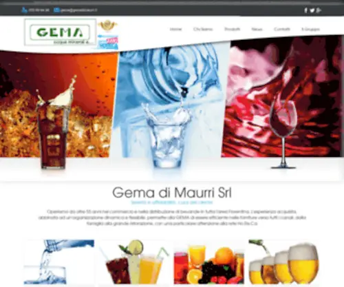 Gemadimaurri.it(Distribuzione bevande) Screenshot