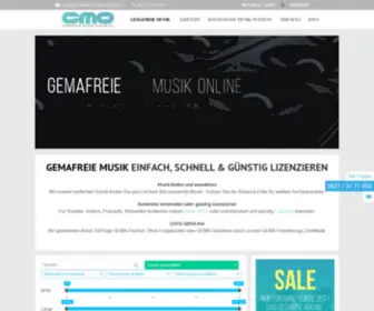 Gemafreie-Musik-Online.de(Gemafreie Musik Online) Screenshot