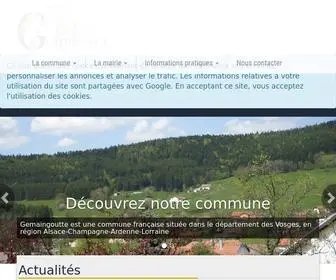 Gemaingoutte.fr(Mairie de Gemaingoutte) Screenshot