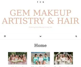 Gemakeupartistry.com(Awarded Best Makeup and Hair Team) Screenshot