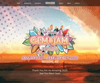 Gemandjamfestival.com(Gem & Jam Festival) Screenshot