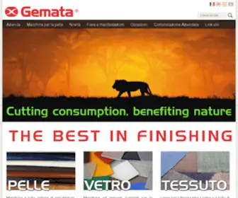 Gemata.com(Gemata Macchine per la rifinizione) Screenshot
