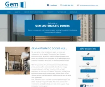 GemautomatiCDoors.com(Gem Automatic Doors LTD) Screenshot