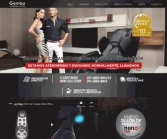 Gemba.com.ar(Sillones Masajeadores) Screenshot