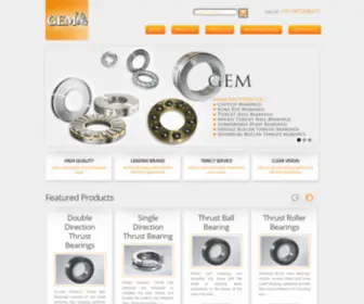 Gembearings.com(Exporters) Screenshot