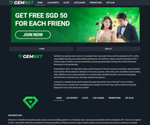 Gembet8.com Screenshot